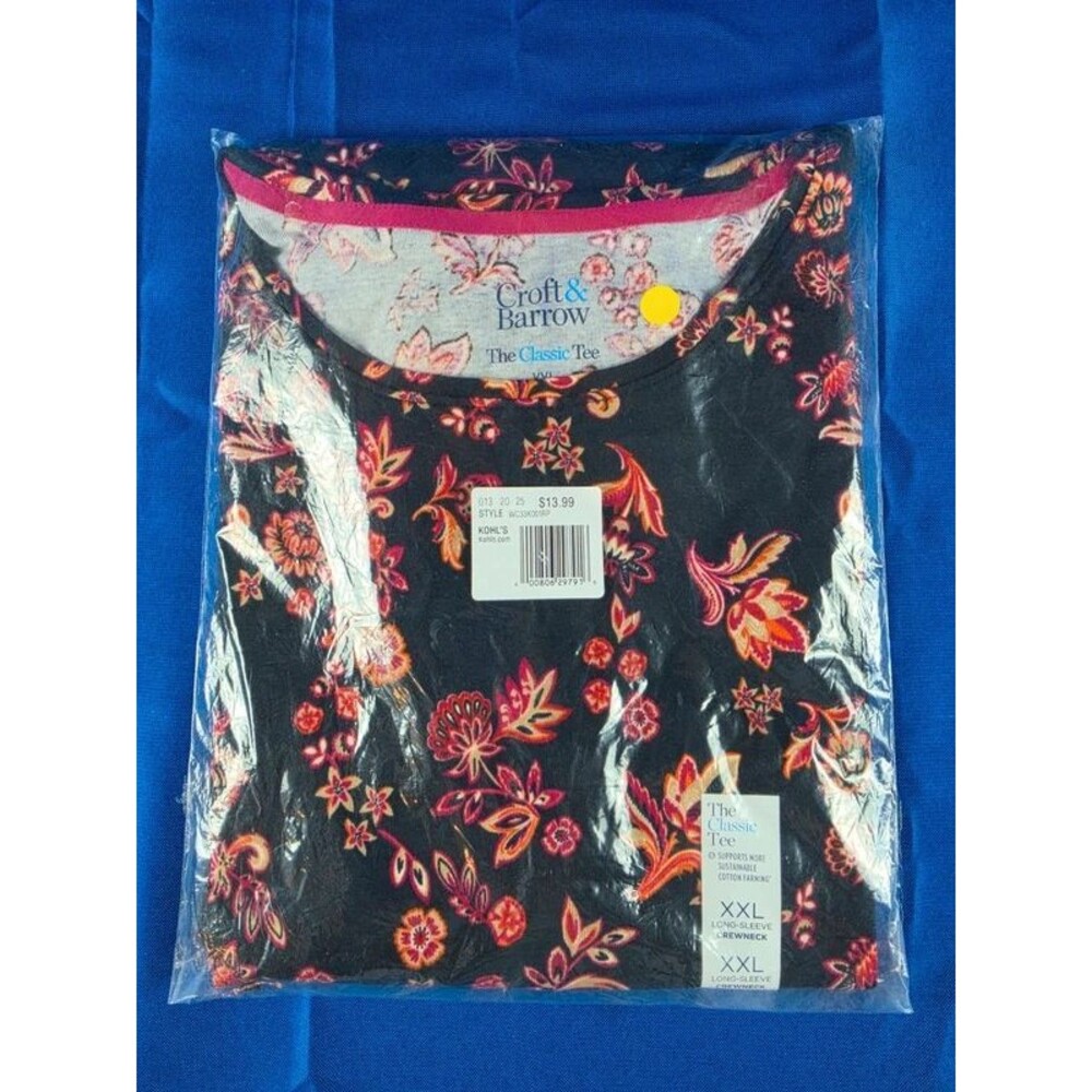 The Classic Tee Patterned Long Selves T-shirt